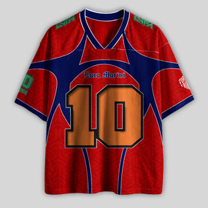 'MT' Luca #10 HRC Racing Mesh Football Jersey