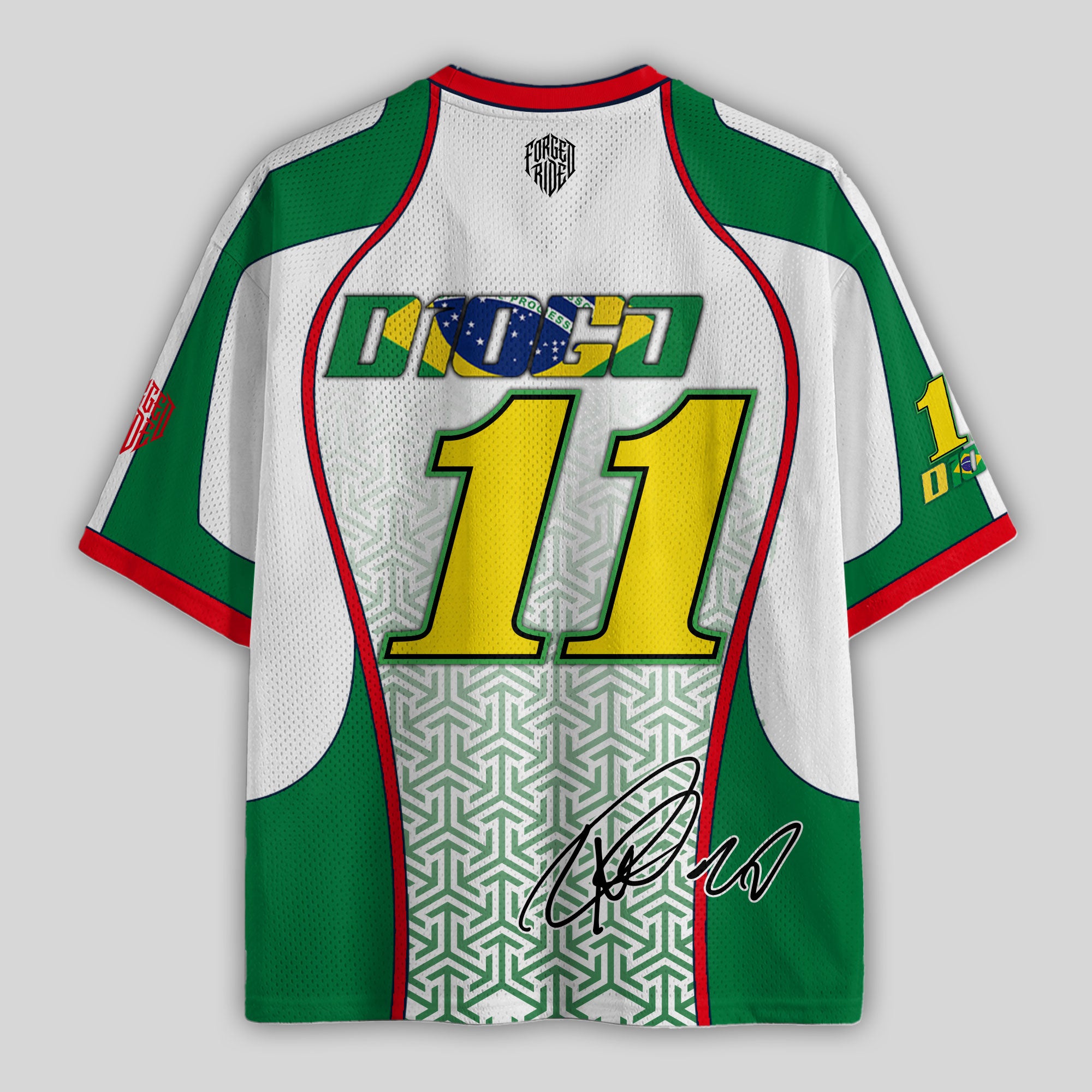 'MT' Diogo 11 LCR Racing Mesh Football Jersey