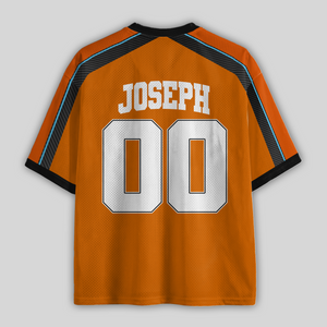 Custom Never Stop Racing Name & Number Racing Mesh Football Jersey