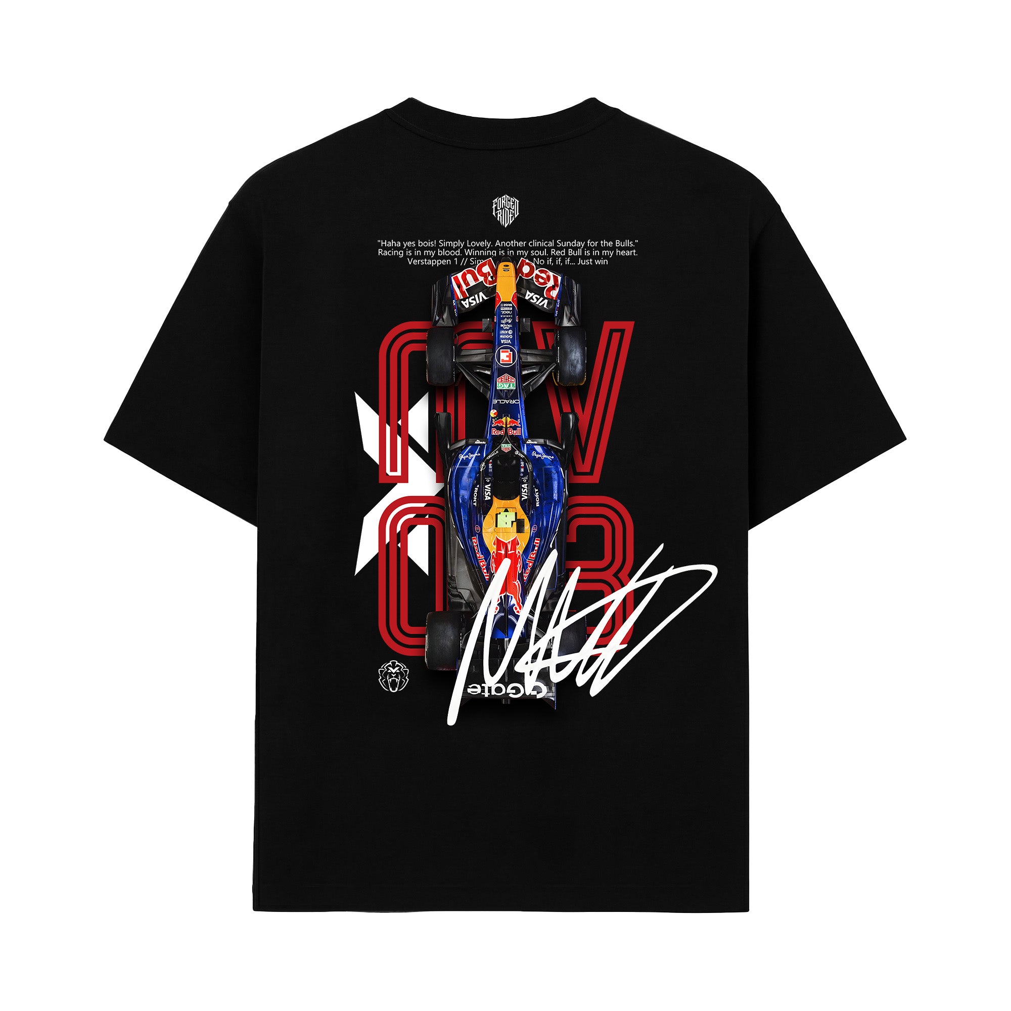 Max Red 03 F1 Signature T-Shirt