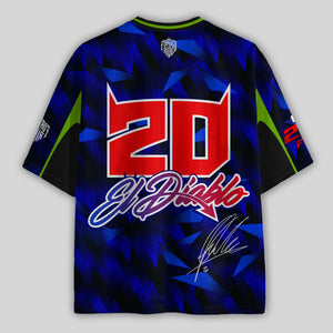 'MT' El Diablo 20 Monster Racing Mesh Football Jersey