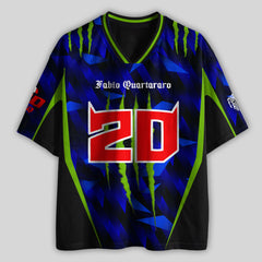 'MT' El Diablo 20 Monster Racing Mesh Football Jersey