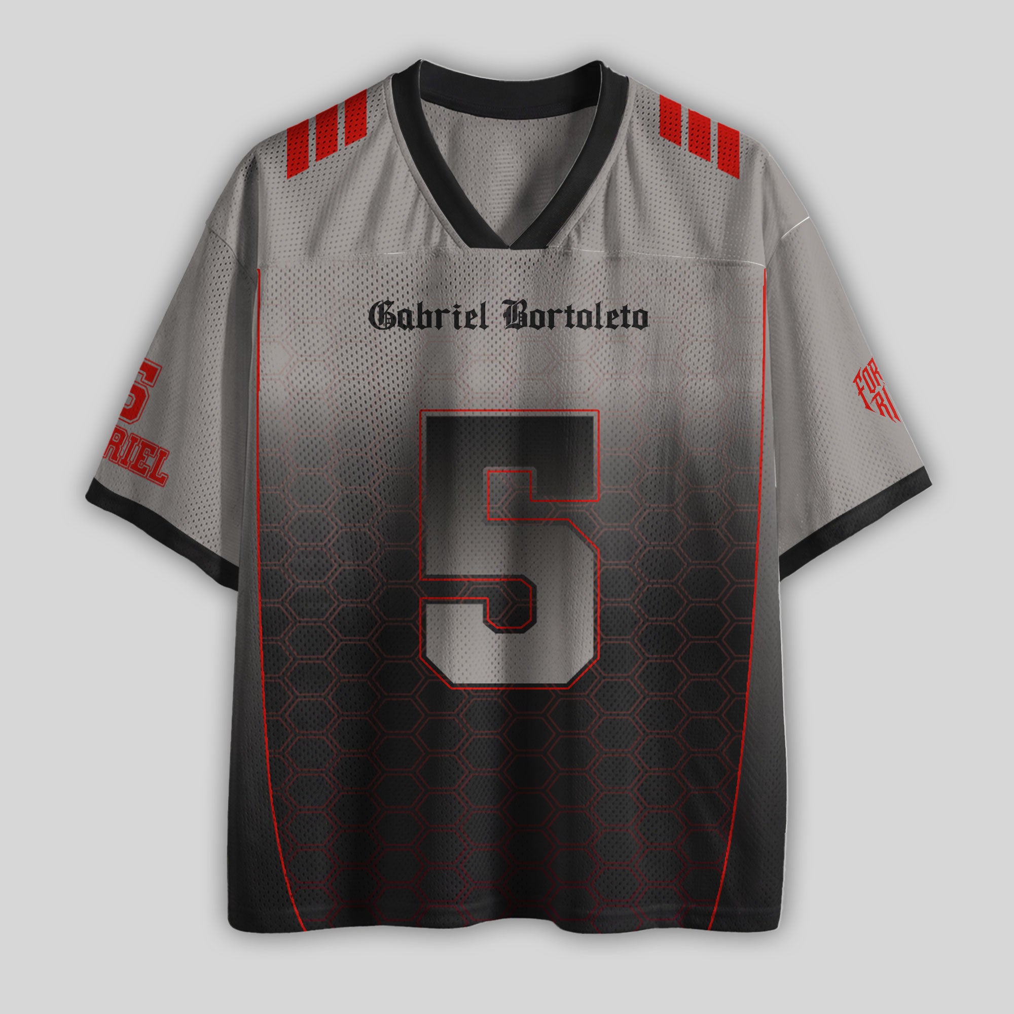 Bortoleto #05 Racing Mesh Football Jersey