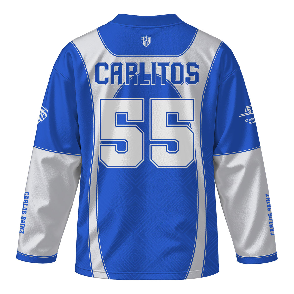 [HJ] Carlos #55 Graphic Long Sleeve Jersey - Racing Shirt