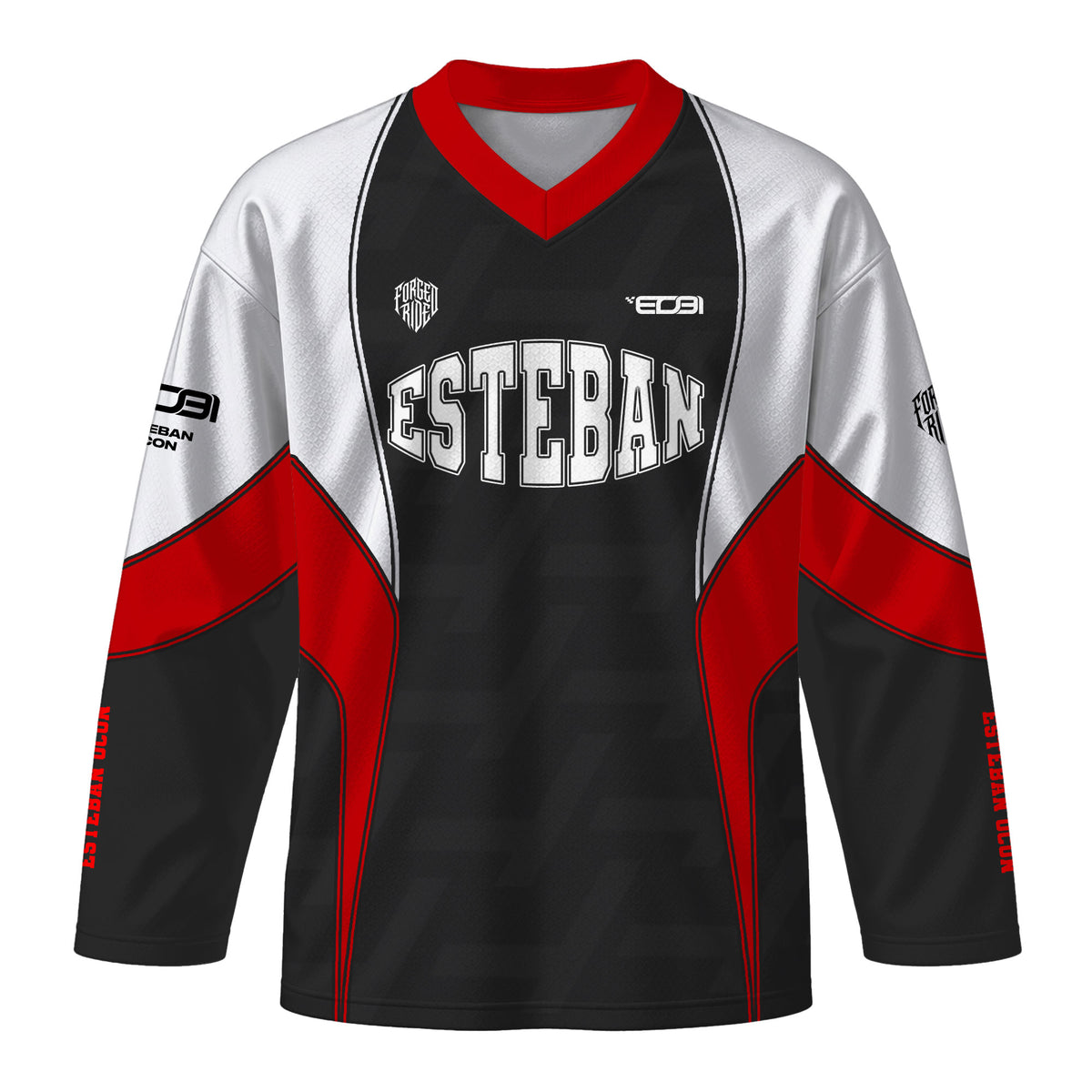 [HJ] Ocon #31 Haas Long Sleeve Racing Jersey - Driver Apparel