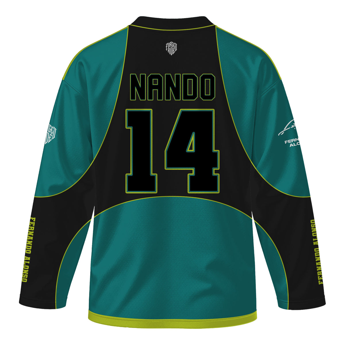 [HJ] Alonso #14 Long Sleeve Racing Jersey - Martin Graphic