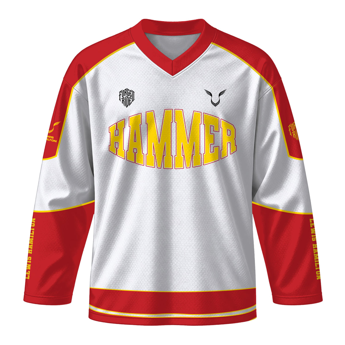 [HJ] Lewis #44 Long Sleeve Racing Jersey - Motorsport Jersey
