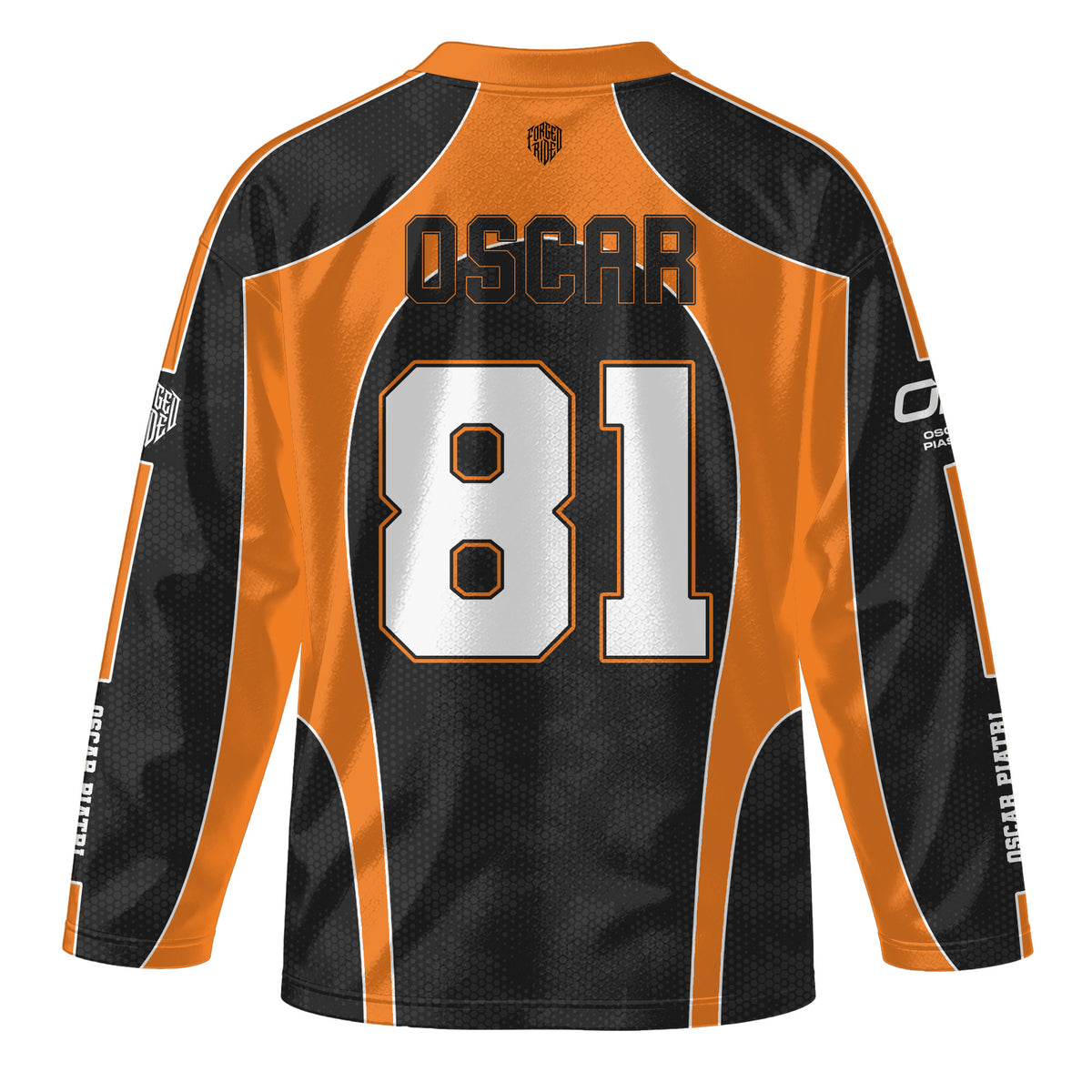 [HJ] Oscar #81 Long Sleeve Racing Jersey - F1 Fan Apparel