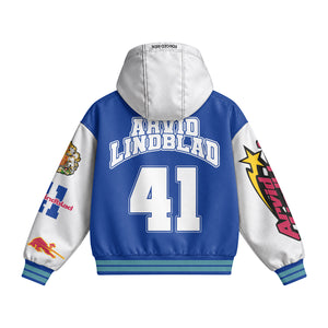Arvid #41 Driver Hooded Baseball Jacket - Racing Fan Gift