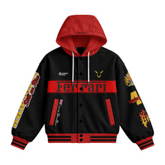Lewis #44 Racing Hooded Baseball Jacket - Racing Fan Gift