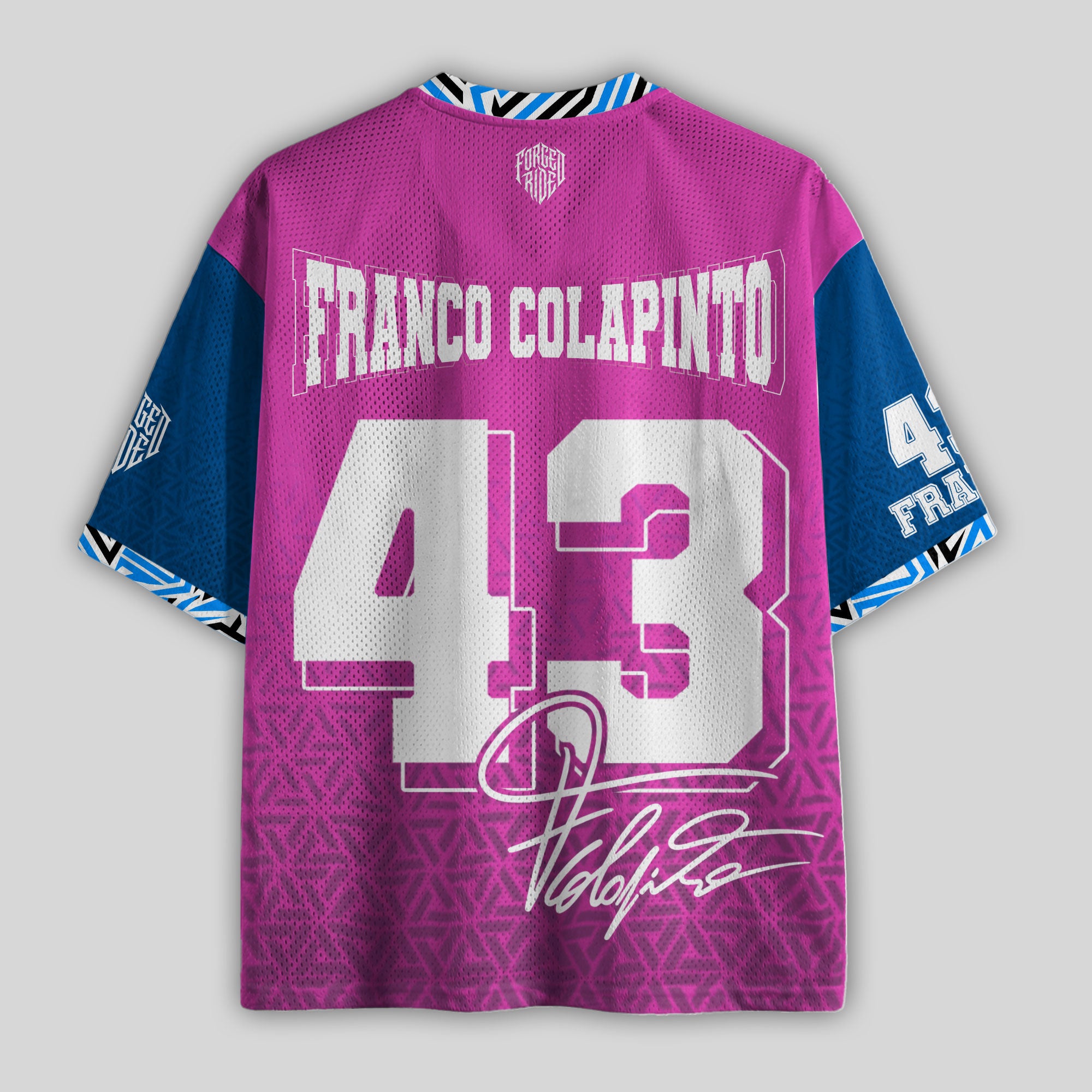 Colapinto #43 Racing Boxy Mesh Football Jersey