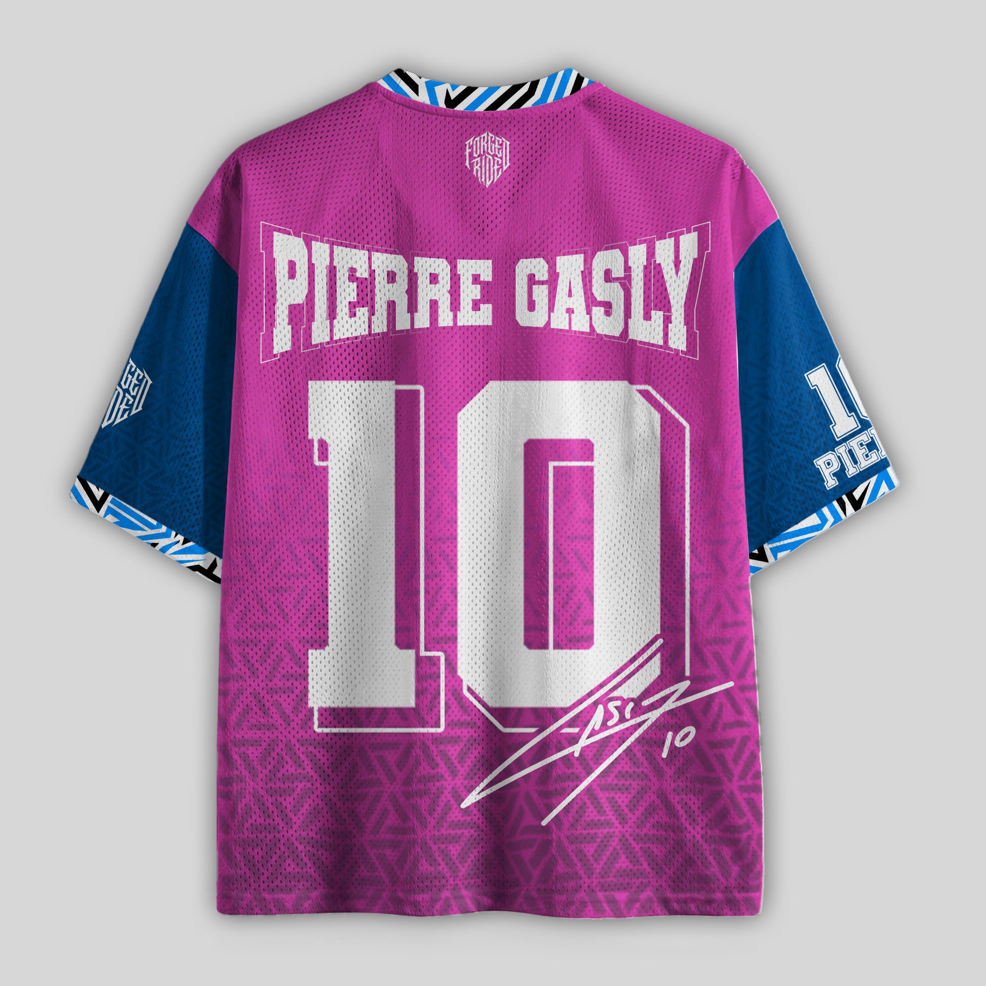 Gasly #10 Racing Boxy Mesh Football Jersey