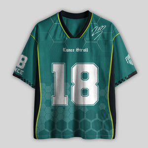 Stroll #18 Racing Mesh Football Jersey