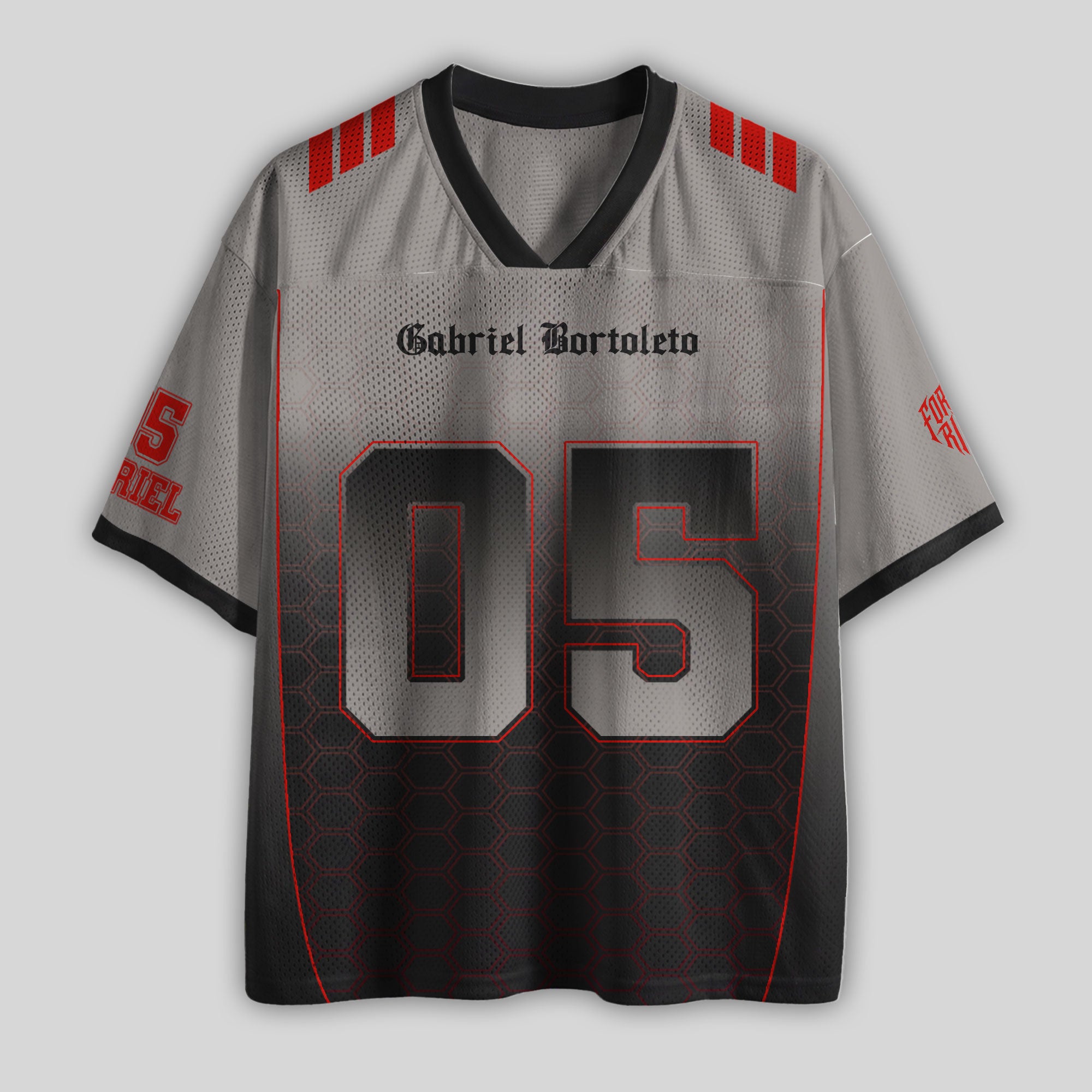 Bortoleto #05 Racing Boxy Mesh Football Jersey