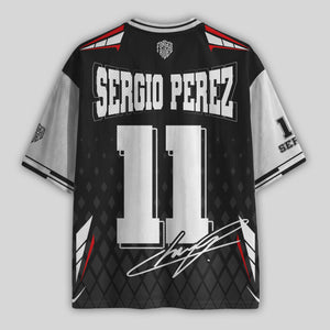 Perez #11 Racing Mesh Football Jersey