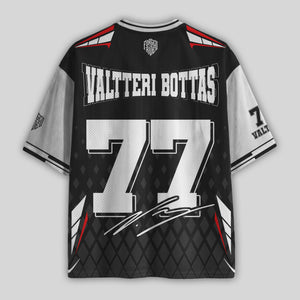 Bottas #77 Racing Mesh Football Jersey