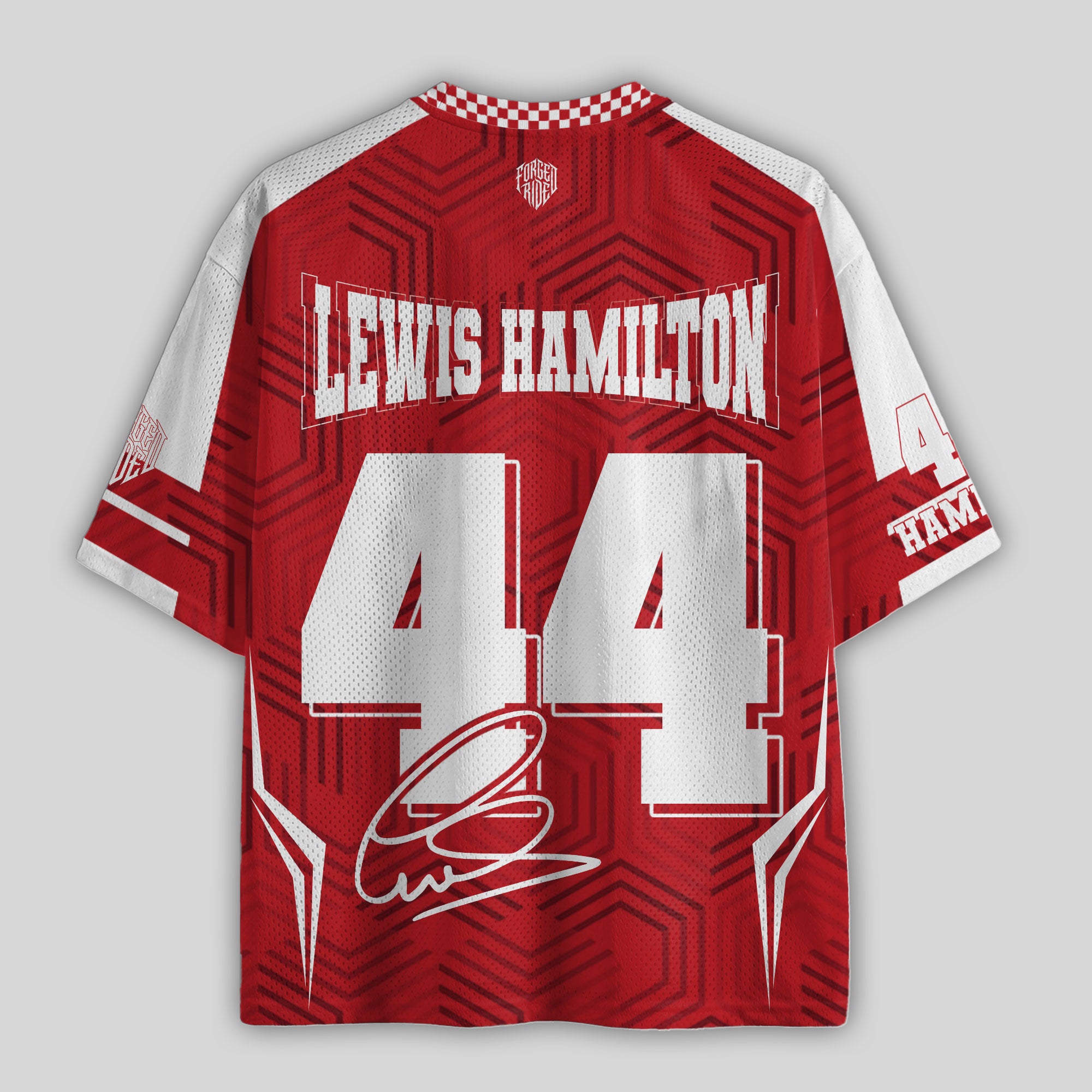 Hamylton #44 Racing Boxy Mesh Football Jersey