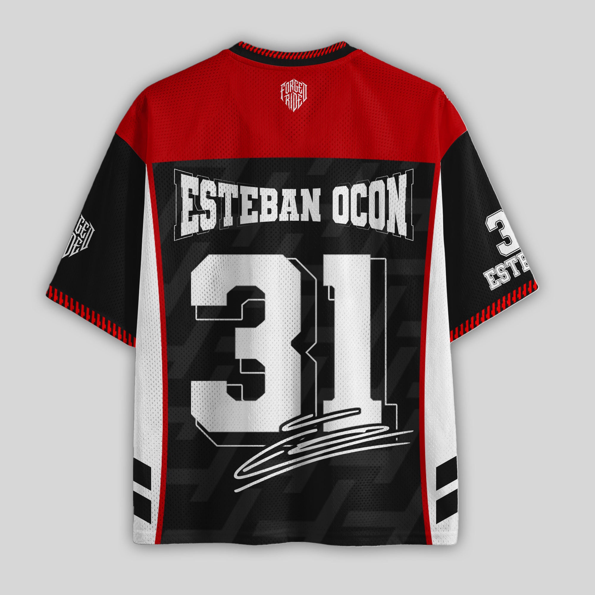 Ocon #31 Racing Boxy Mesh Football Jersey