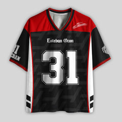 Ocon #31 Racing Mesh Football Jersey