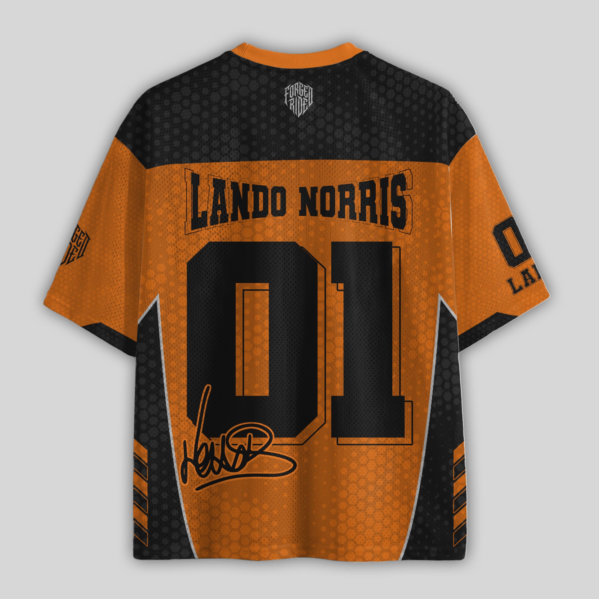 Norris #01 Racing Boxy Mesh Football Jersey