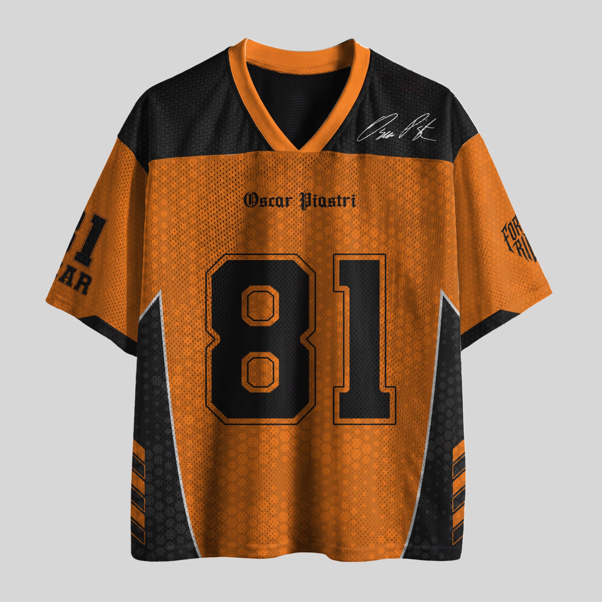 Piastri #81 Racing Boxy Mesh Football Jersey
