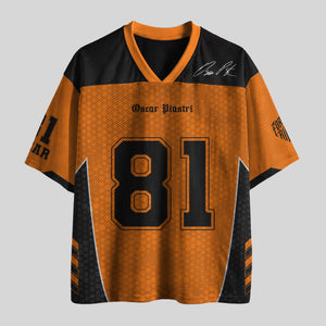 Piastri #81 Racing Mesh Football Jersey