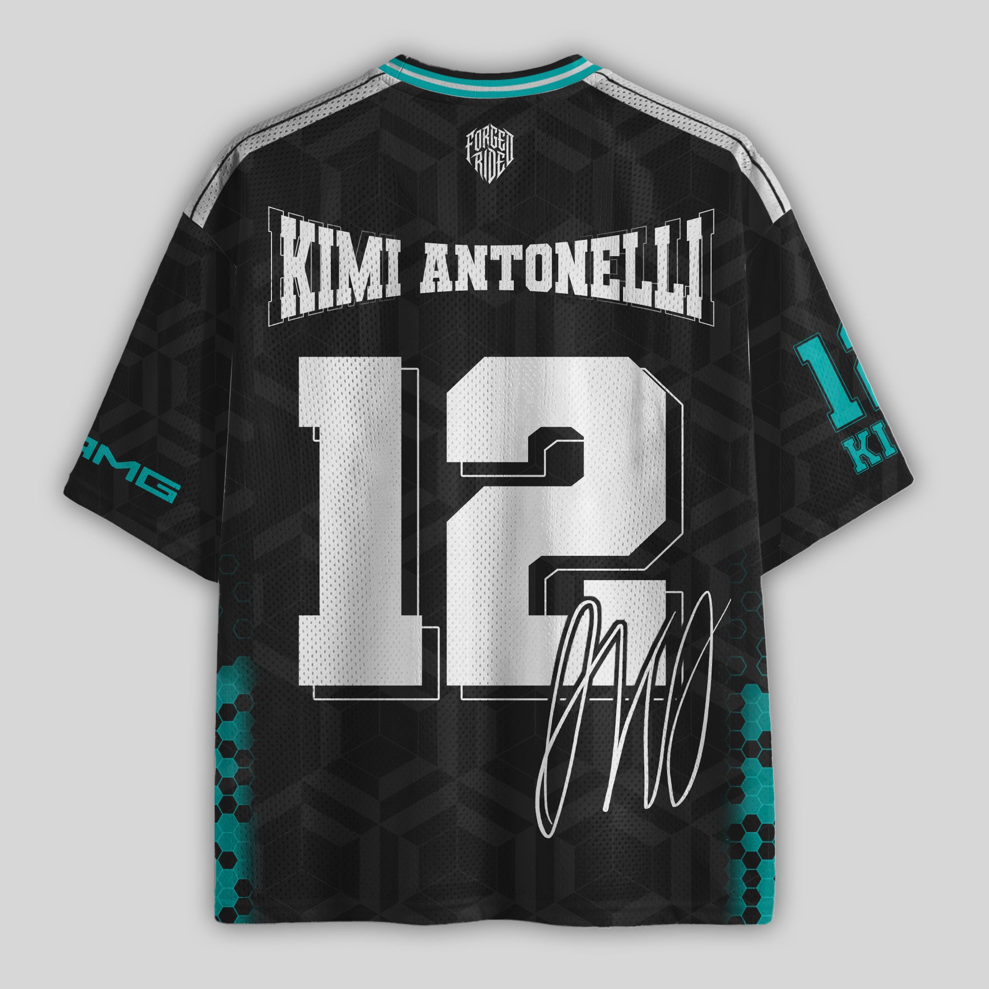 Antonelly #12 Racing Boxy Mesh Football Jersey
