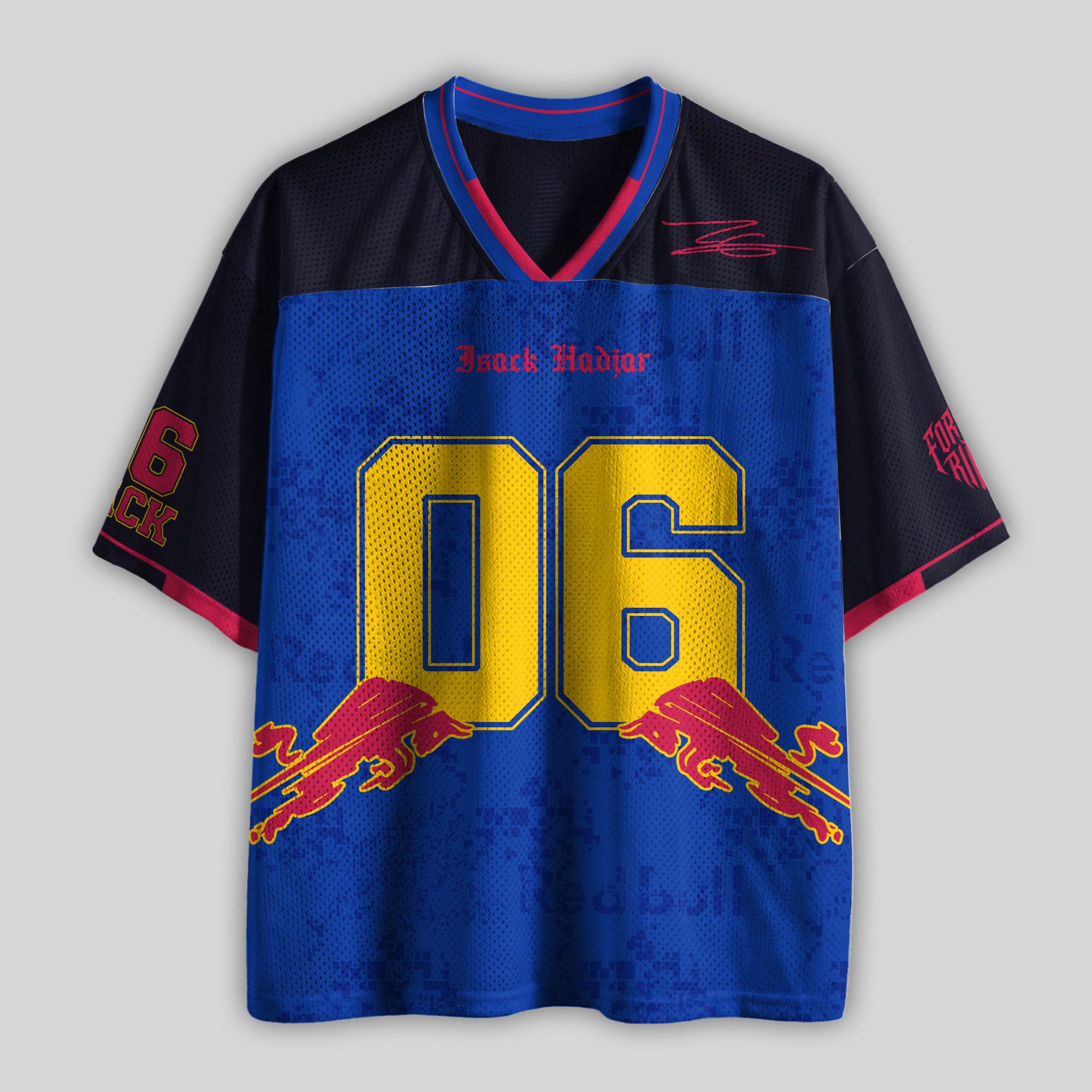 Hadjar #06 Racing Boxy Mesh Football Jersey
