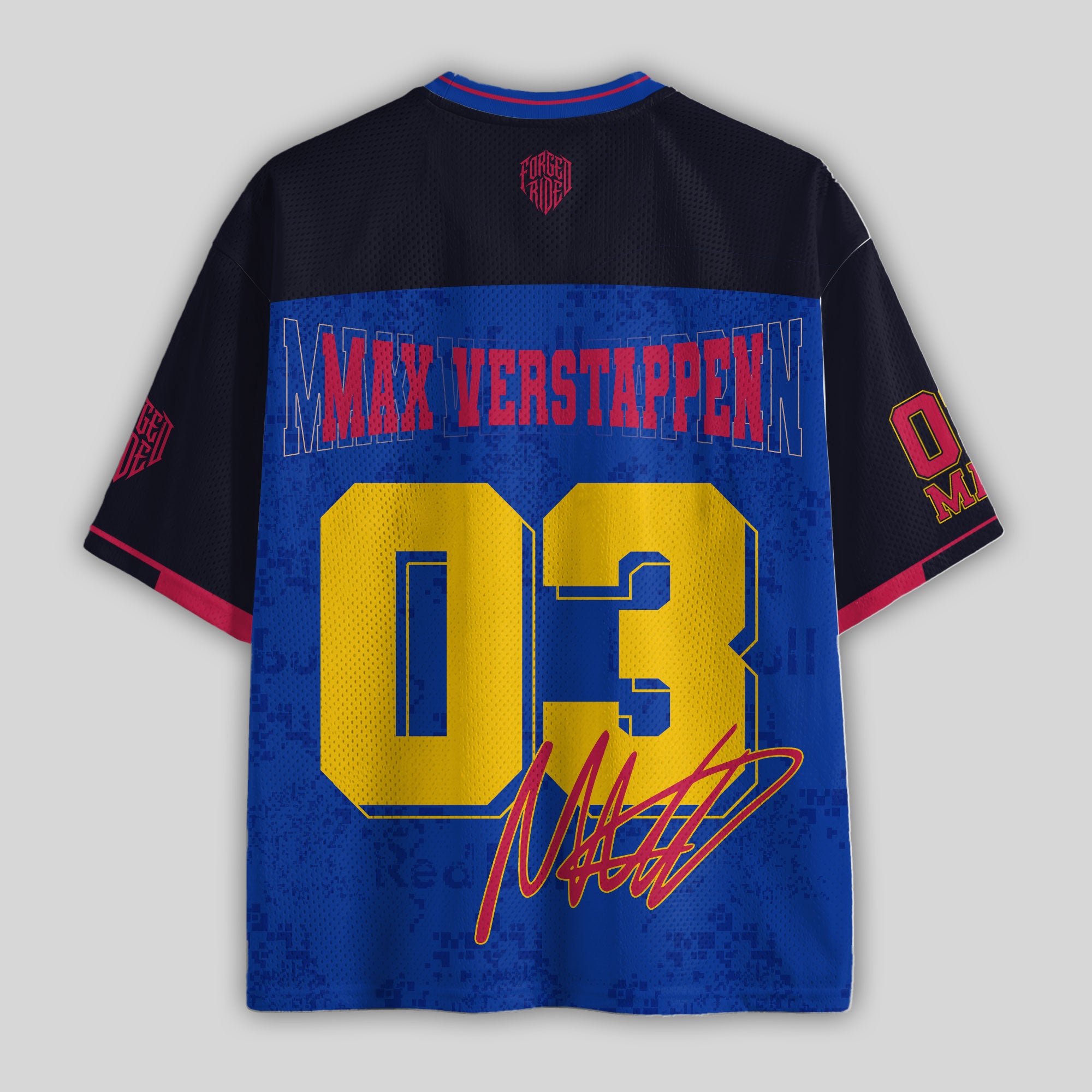 Verstaappen #03 Racing Boxy Mesh Football Jersey