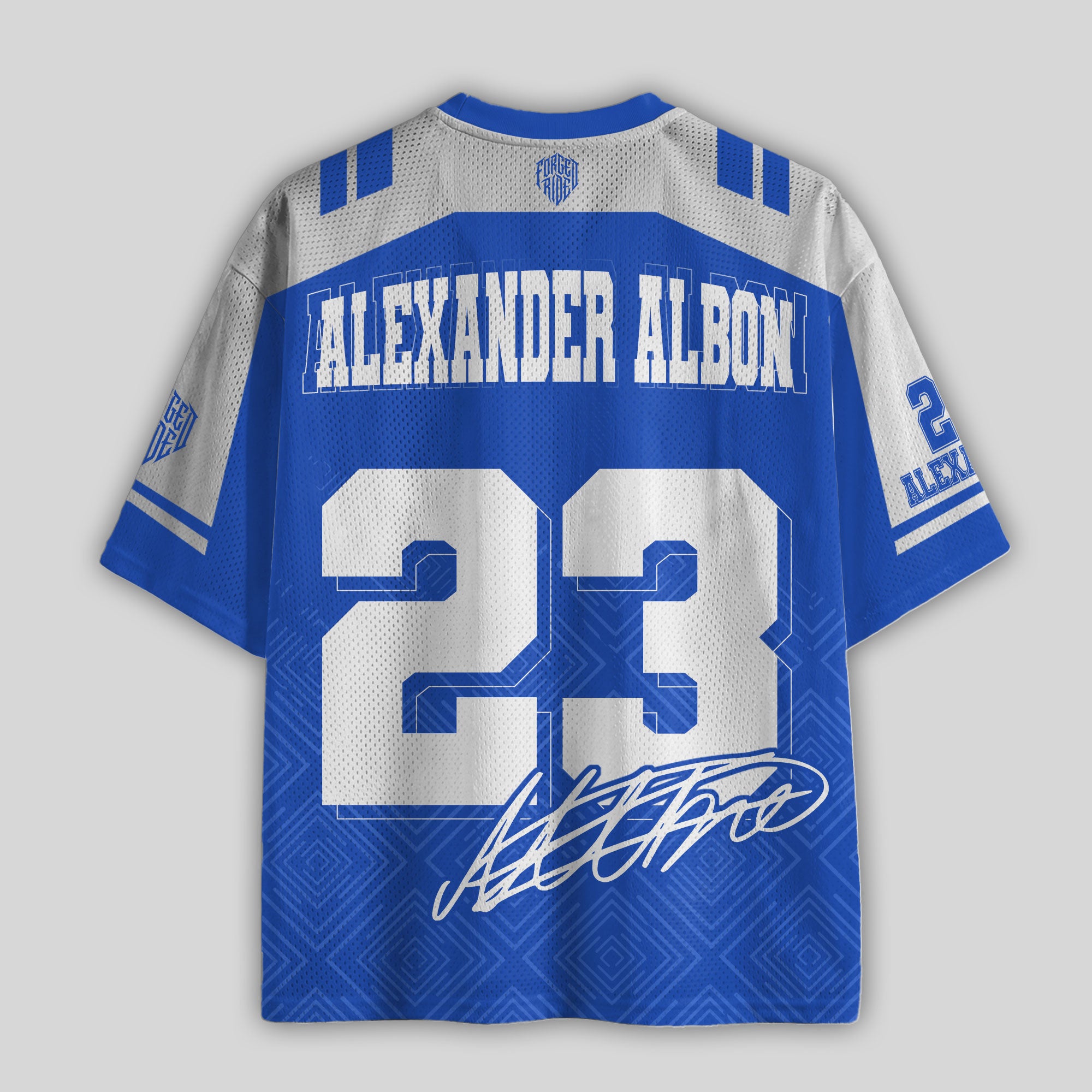 Albon #23 Racing Boxy Mesh Football Jersey