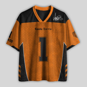 Norris #01 Racing Mesh Football Jersey
