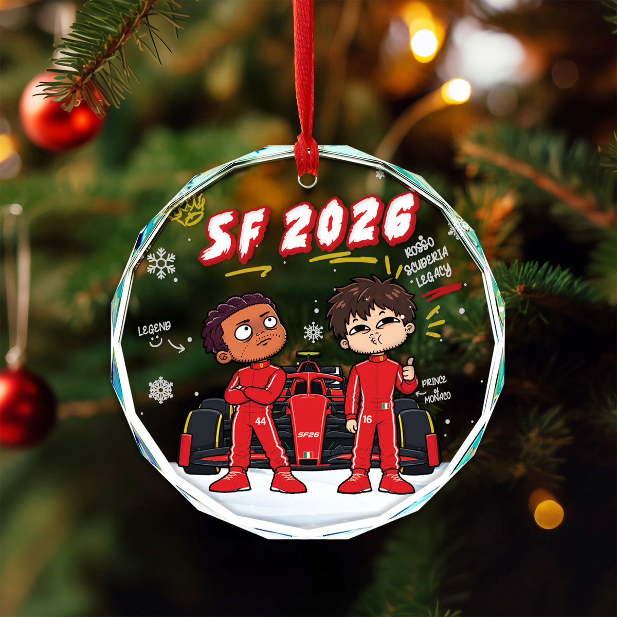 SF 2026 Drivers Christmas Tree Ornament- Christmas Tree Ornament
