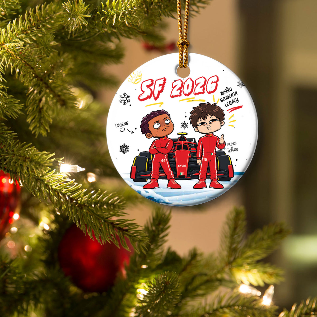 SF 2026 Drivers Christmas Tree Ornament- Christmas Tree Ornament