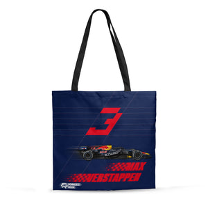 Max #3 Racing Canvas Tote Bag
