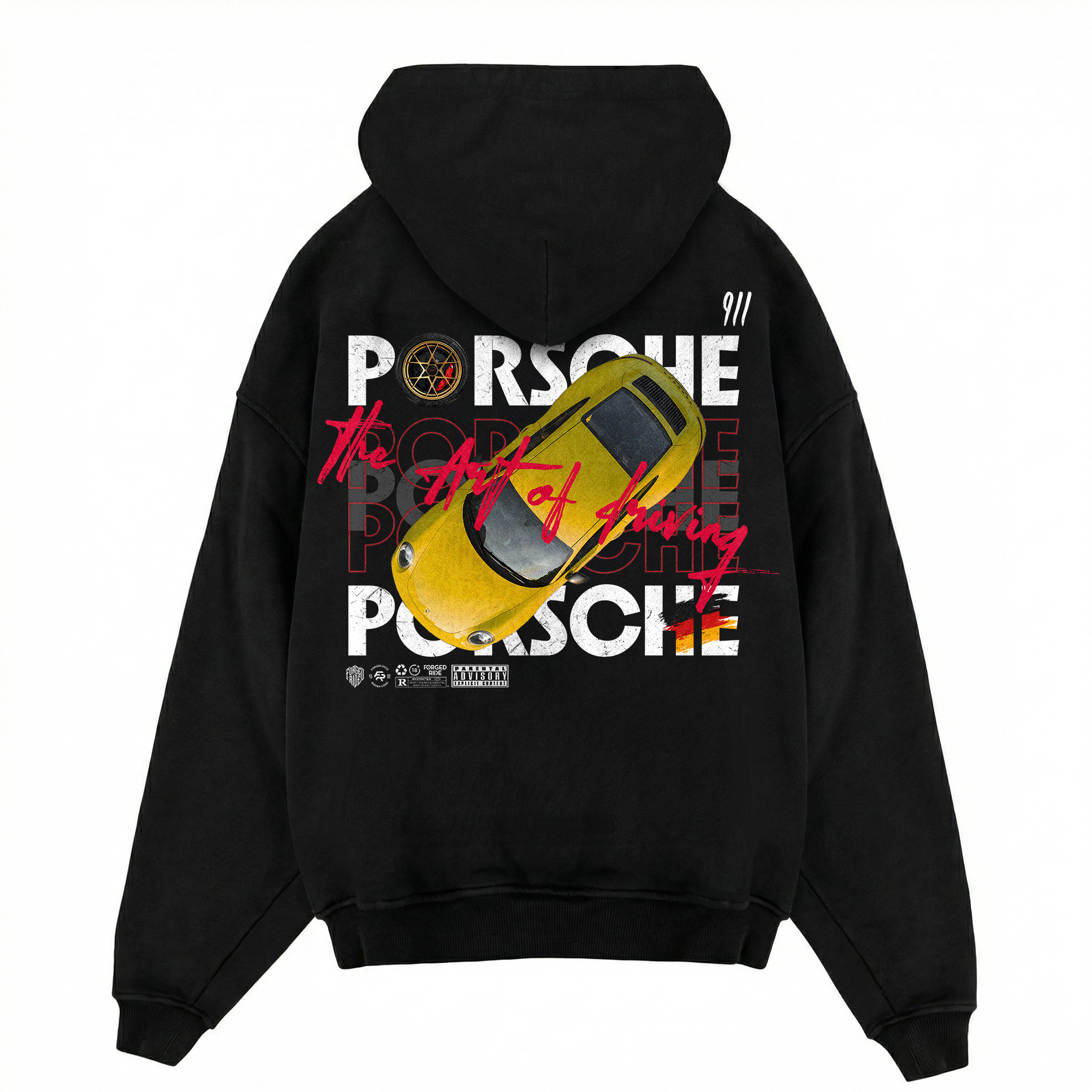 911 The Art of Driving Graphic Hoodie