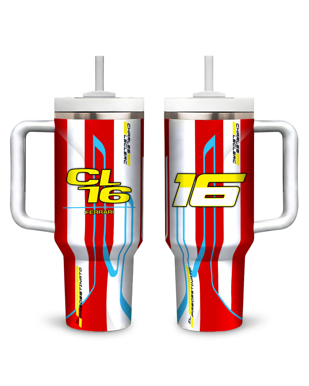 Leclerc #16 Signature Tumbler - Racing Edition 30oz Travel Mug