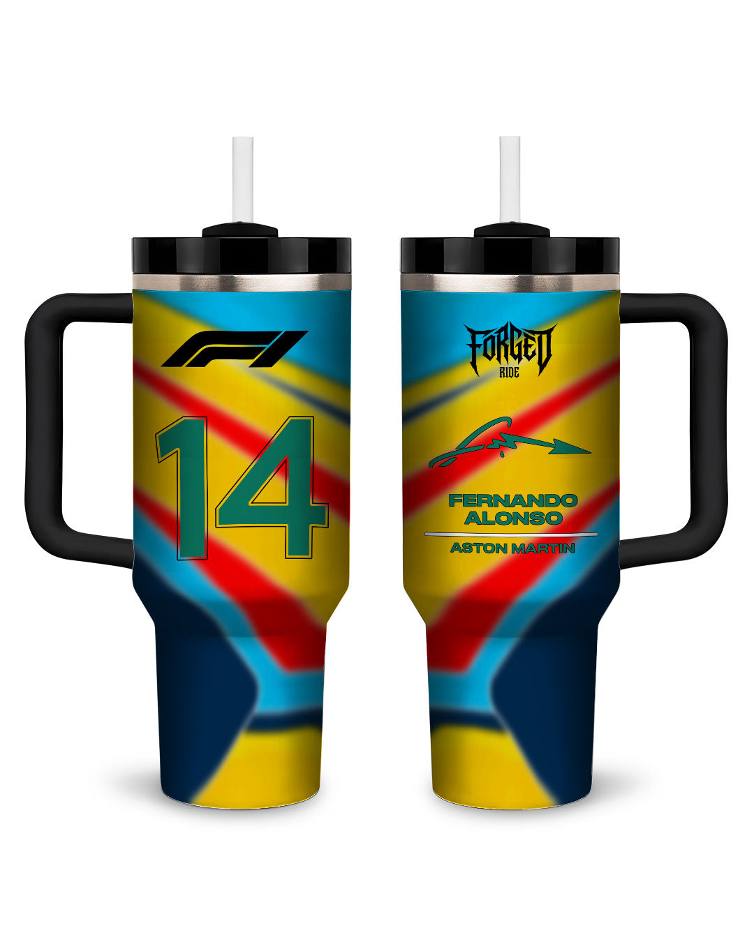 FA14 Alonso Racing Tumbler - 30 oz Exclusive Driver Edition Mug