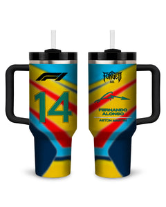 FA14 Alonso Racing Tumbler - 30 oz Exclusive Driver Edition Mug