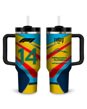 FA14 Alonso Racing Tumbler - 30 oz Exclusive Driver Edition Mug