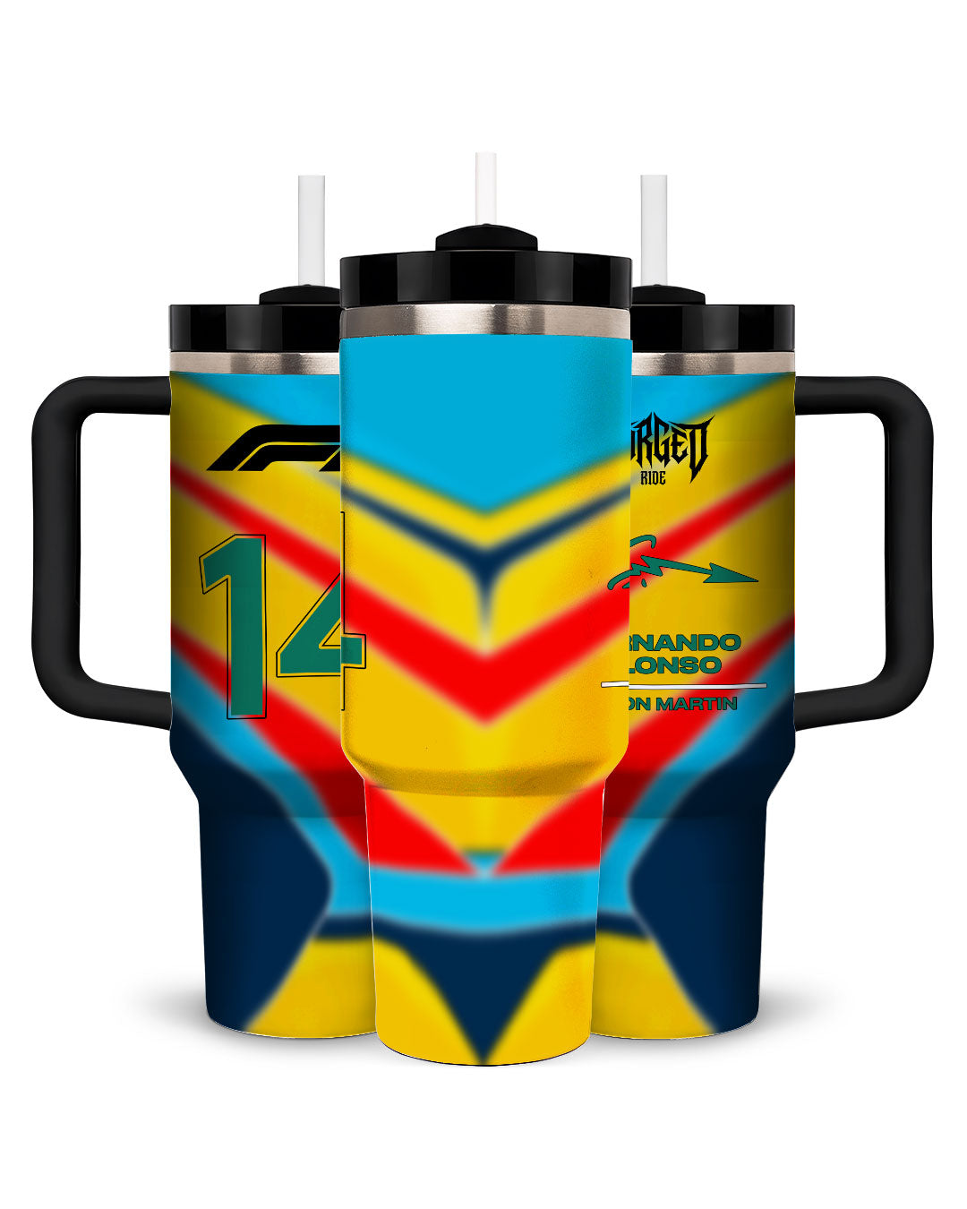 FA14 Alonso Racing Tumbler - 30 oz Exclusive Driver Edition Mug