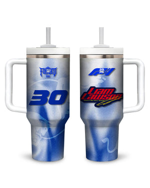 Lawson #30 Racing Tumbler - Stainless Steel 30 oz Travel Cup with Handle