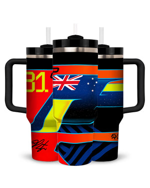Piastri #81 Racing Tumbler - 30 oz Exclusive Driver Edition Mug