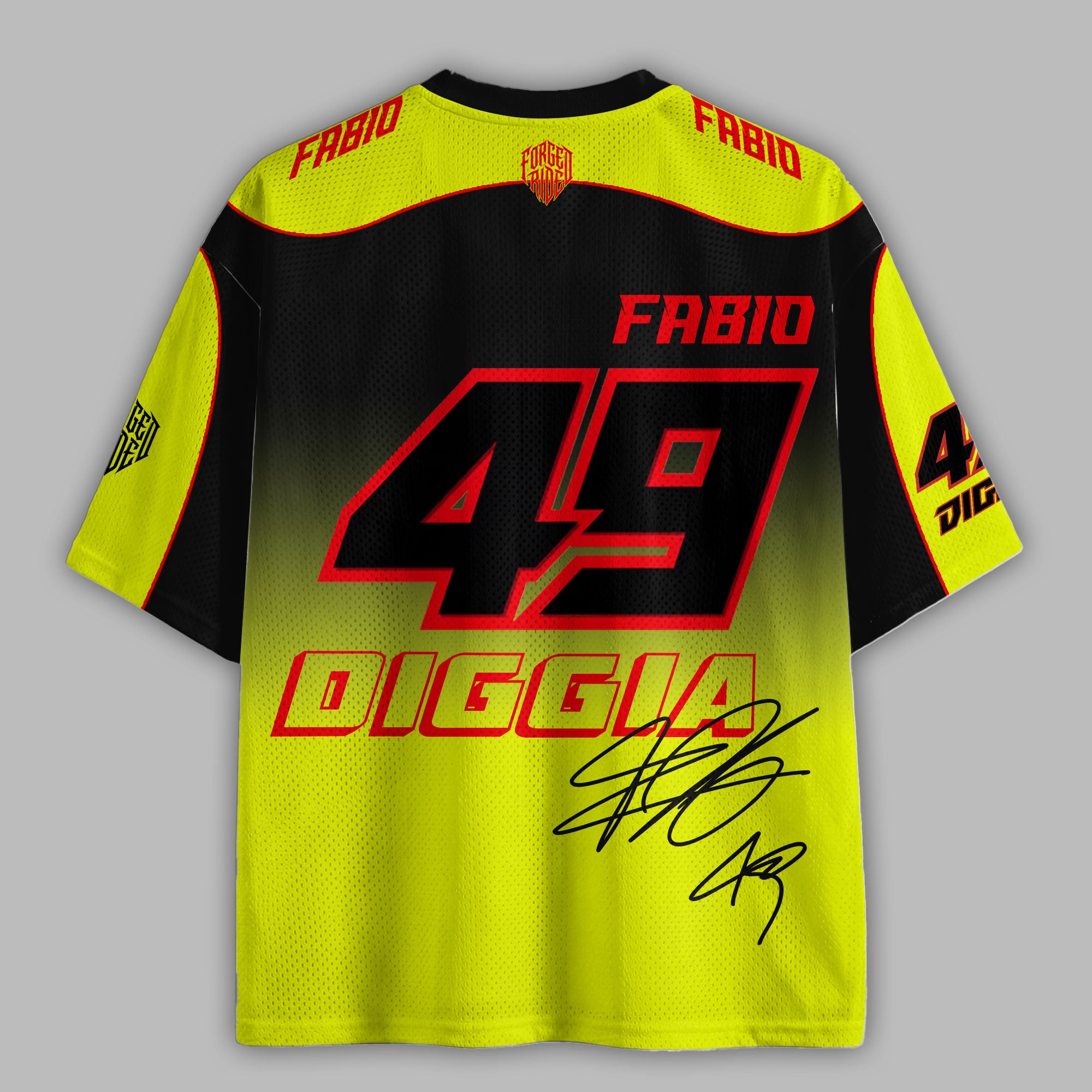 'MT' Diggia 49 VR46 Racing Mesh Football Jersey