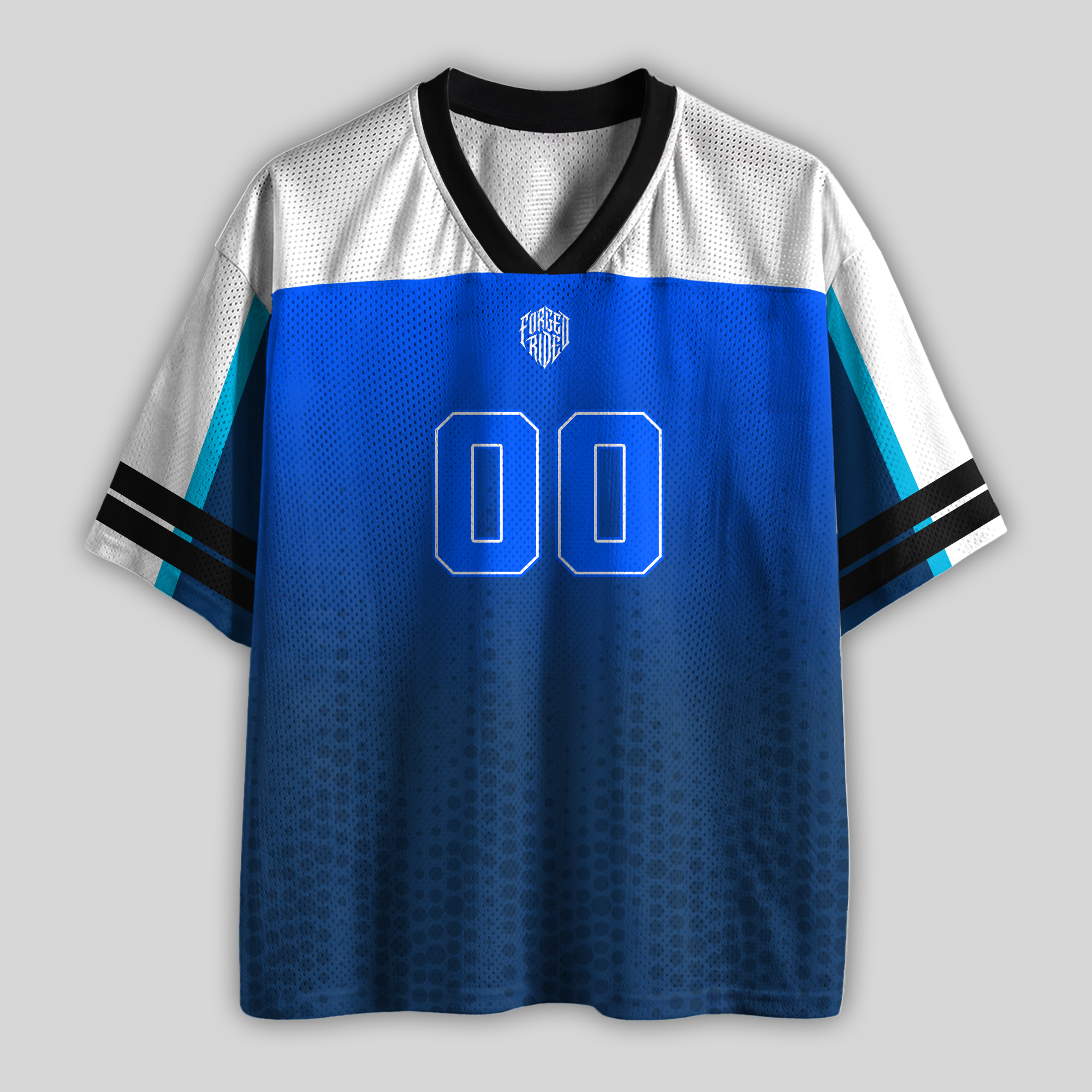 Custom Clean Racing Mesh Football Jersey