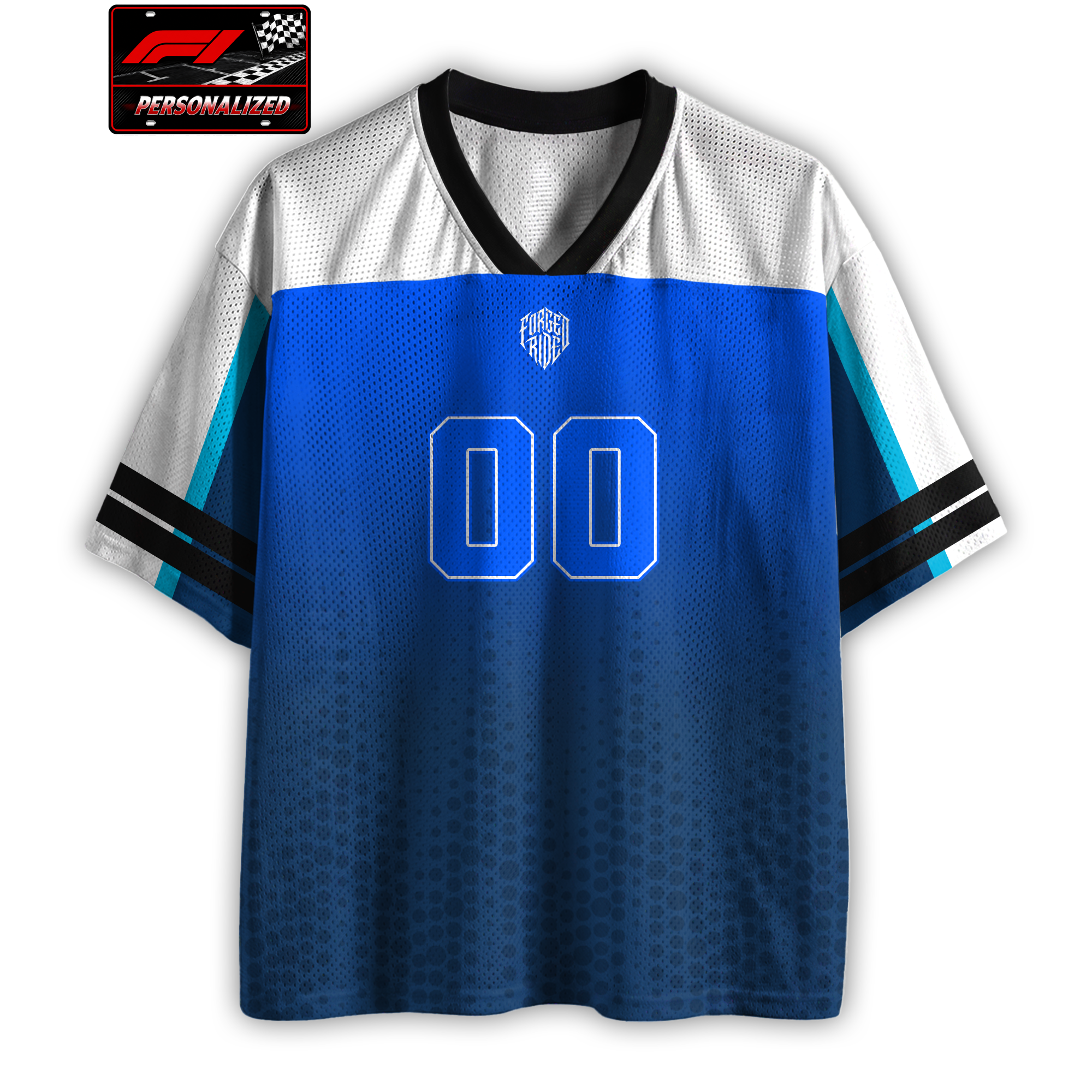 [Personalized] WI Racing Name & Number - Mesh Football Jersey