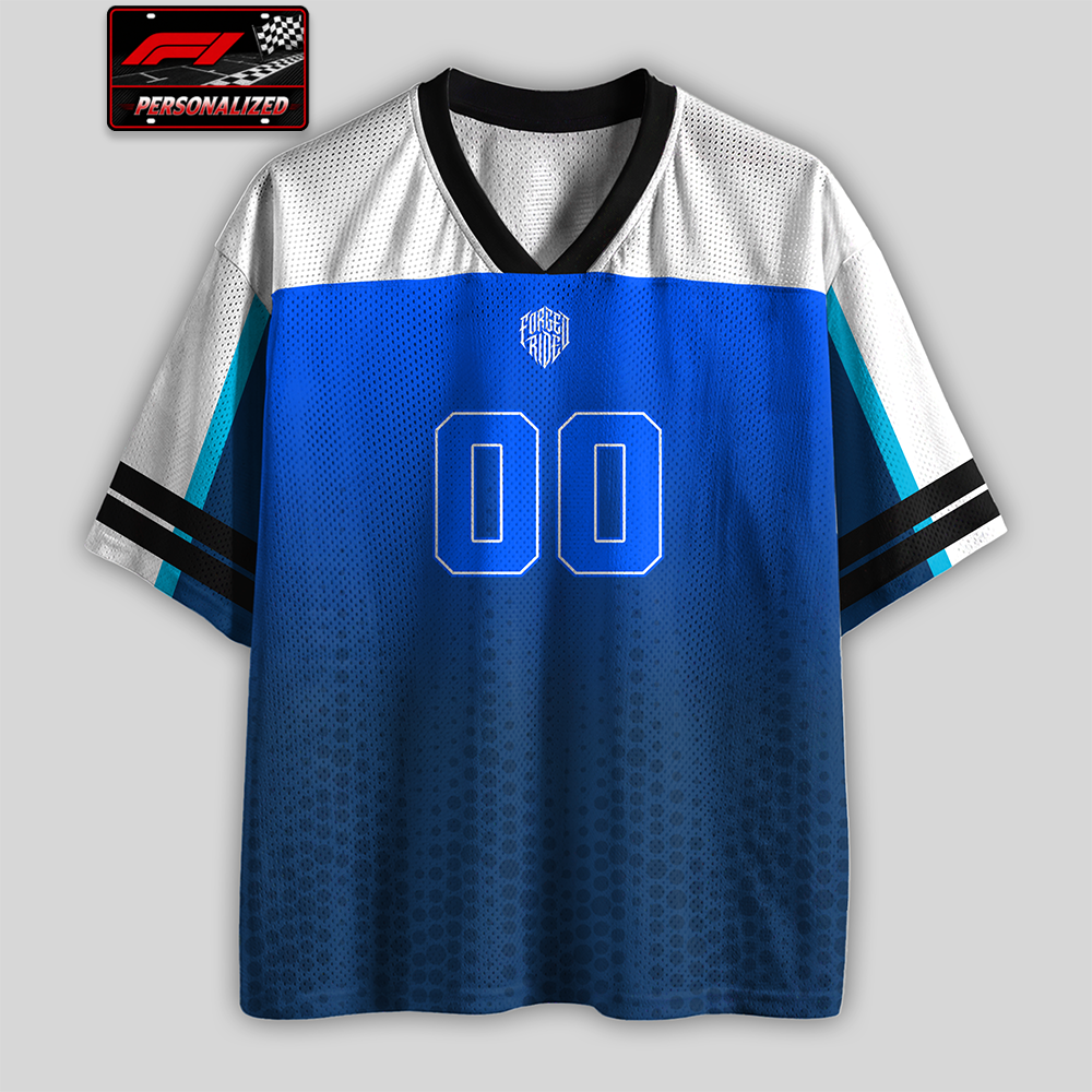 [Personalized] WI Racing Name & Number - Mesh Football Jersey