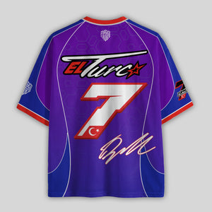 'MT' El Turco 7 Prima Racing Mesh Football Jersey