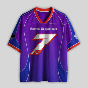 'MT' El Turco 7 Prima Racing Mesh Football Jersey