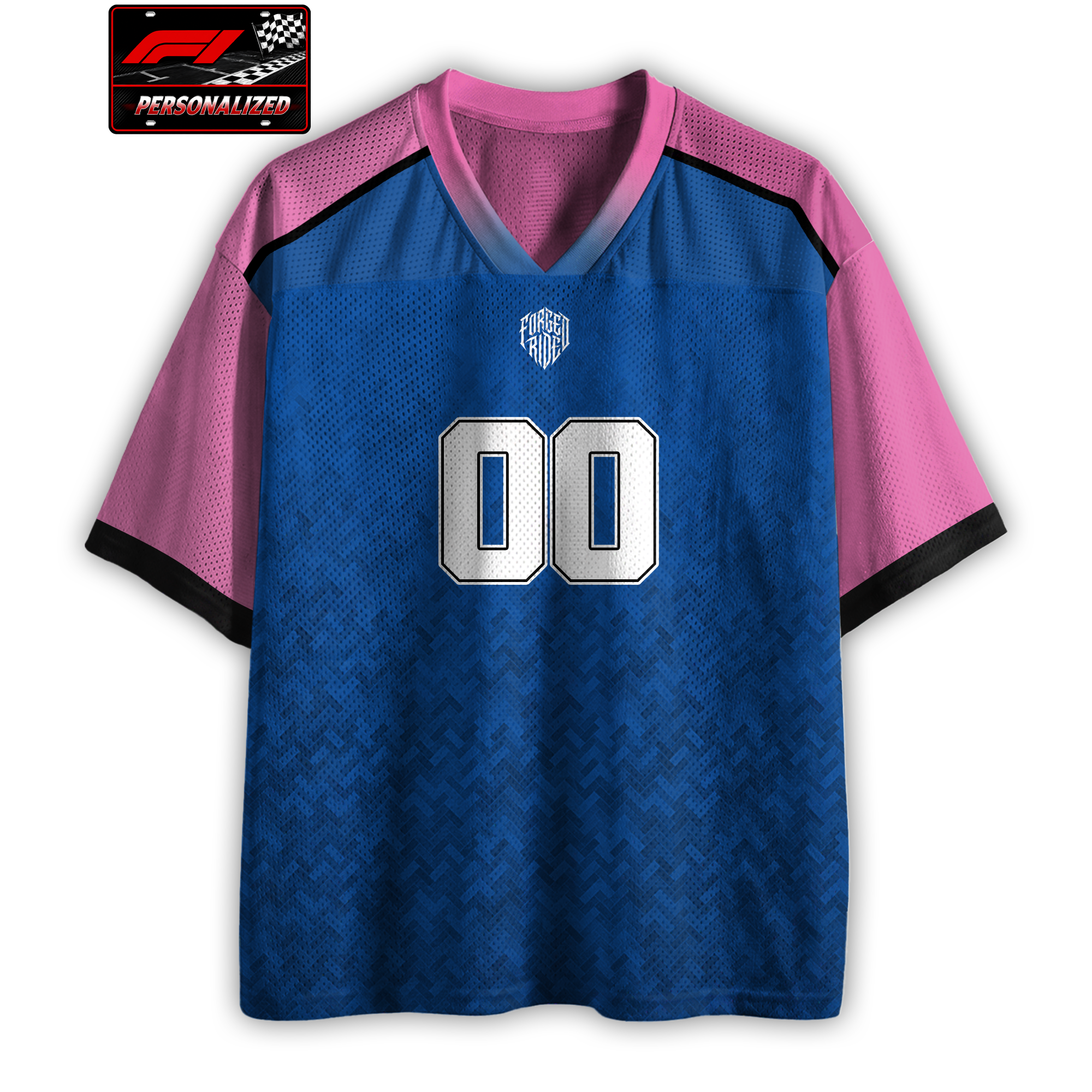 [Personalized] AL Racing Name & Number - Mesh Football Jersey