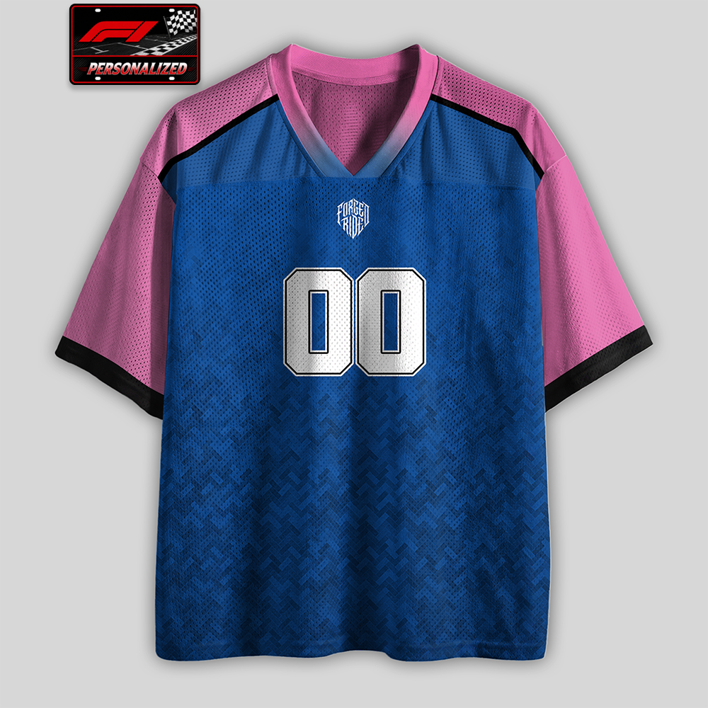 [Personalized] AL Racing Name & Number - Mesh Football Jersey